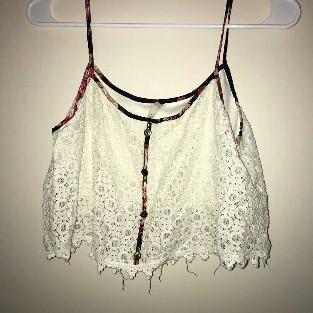 Laced Crop Top
